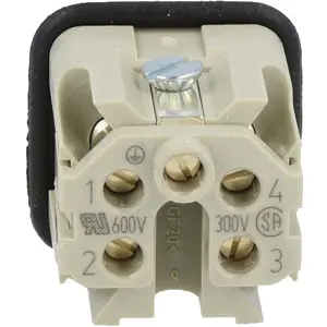 Ficha macho HDC Han A  5 pinos 4+PE (size 3A)