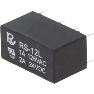 Relé 12VDC 2A DPDT (8 pines)