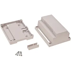 Caixa de montagem em plástico para calha DIN - 107x89x65mm (6mód.)