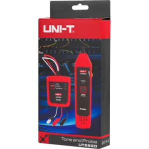 Localizador/Testador de continuidade de cabos telefónicos c/ gerador de tons