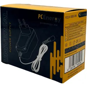 Fonte de alimentação 9..24VDC, máx. 24W, 1000mA - c/ 8 adaptadores