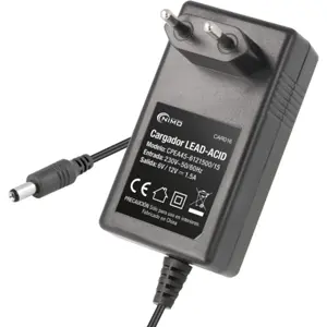 Carregador para baterias de CHUMBO / ACIDO de 6V e 12V 1.5Ah