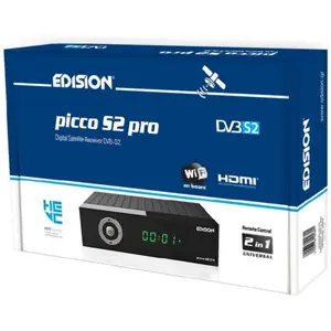 Receptor de satélite DVB-S2, H.265 / HEVC Full HD con WiFi