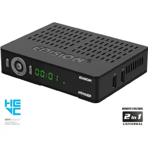 Receptor digital Terreste TDT + Cabo (DVB-T2 + DVB-C) FullHD H.265 (Scart + HDMI)