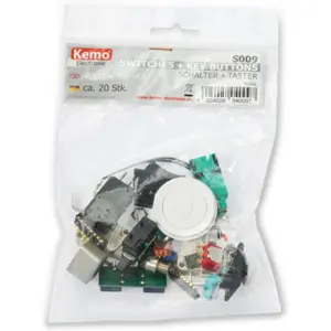 Kit de 20 interruptores/microswitchs variados