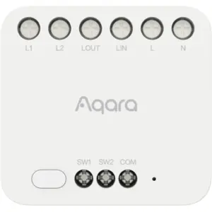 Módulo Relé/interruptor duplo para automação ZigBee - 2 canais 10A [T2]