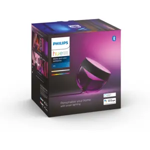 Candeeiro de mesa inteligente BT/Zigbee RGB+W CCT (2000-6500K) 8.1W 570lm - Preto