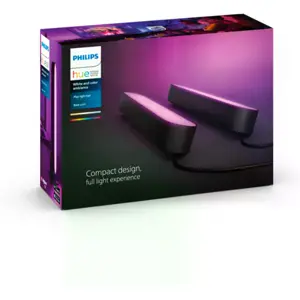 Conjunto de 2 barras de luz ambiente RGB+W CCT (2000-6500K)