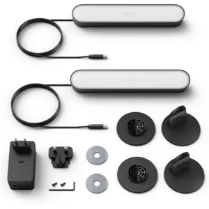 Conjunto de 2 barras de luz ambiente RGB+W CCT (2000-6500K)