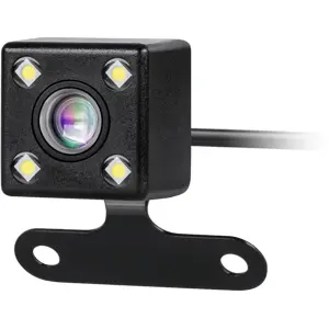 Espelho retrovisor 4'' c/ monitor de câmara frontal + traseira (com deteção movimento + sensor-G)