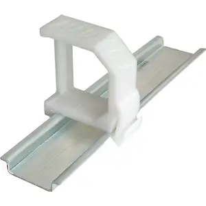 Suporte de calha DIN para Shelly EM [Flame Retardant] - Branco - 90º