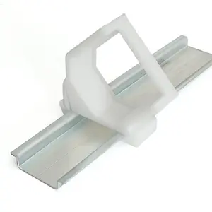 Suporte de calha DIN para Shelly EM [Flame Retardant] - Branco - 45º
