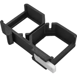 Soporte de carril DIN doble para Shelly Plus / Gen3 y Z-Wave [Flame Retardant] - Negro