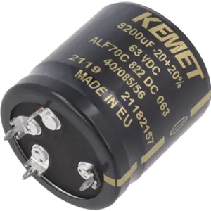 Condensador Electrolítico 8200uF 63V Ø35x35mm SNAP (4 pinos)