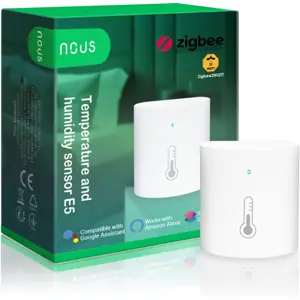 Sensor de temperatura e humidade sem fios Zigbee
