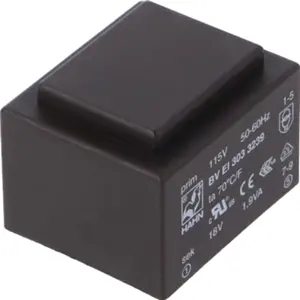 Transformador encapsulado para PCB 115VAC 18V 0.105A 1.9VA