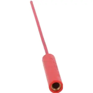 Punta de prueba de precisión 1mm c/ conexión banana 4mm - roja - 155mm