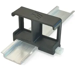 Suporte de calha DIN DUPLO para Shelly Mini [Flame Retardant] - Preto