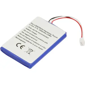Bateria compatível com LOGITECH Harmony Touch, Li-ion 3.7V 1050mAh 3.9Wh