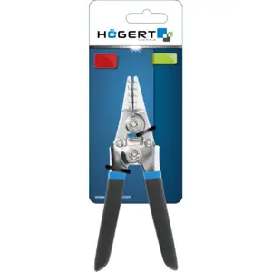 Alicate de dobrar chapa reto 80x35mm - 210mm