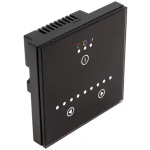 Regulador de fluxo luminoso (dimmer) para LEDs 12/24VDC (3x4A) touch de embutir