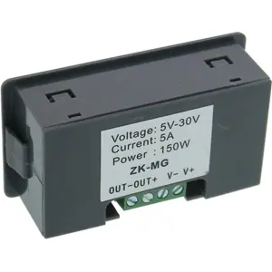 Controlador de motores PWM c/ display digital e potenciómetro 5..30VDC 5A 150W