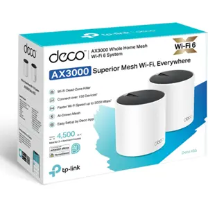 Sistema Mesh Wi-Fi 6 AX3000 - (Pack 2 Unid.) [418m²]
