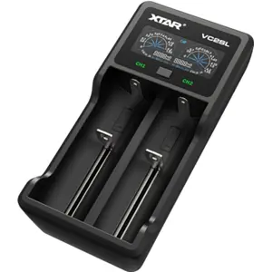 Carregador para baterias de Li-Ion e Ni-MH 18650, AA, AAA, C