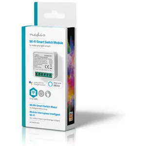 Módulo interruptor unipolar 3680W inteligente WiFi (compatível c/ Tuya)