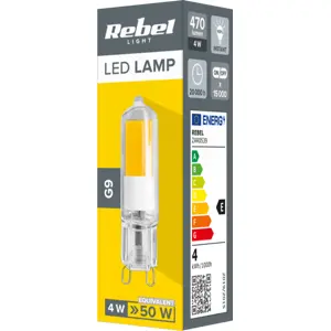 Lâmpada G9 LED COB 230V 4W 4000K 470lm