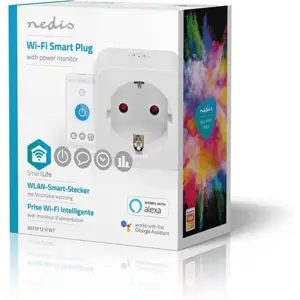 Tomada Inteligente Wi-Fi c/ medidor de consumo 3680W (compatível c/ Tuya) SmartLife