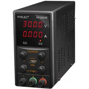 Fonte de alimentação digital de laboratório 0-30V / 0-3A