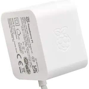 Fonte de alimentação para Raspberry Pi 5 - 27W USB-C - Branco
