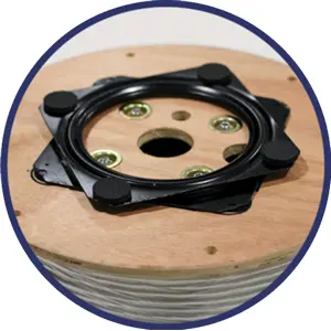 Mecanismo desenrollador de bobinas de cable