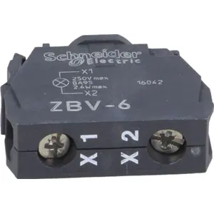 Bloco de luz para botão/sinalizador da série XB4/XB5 - p/ lâmpada BA9s ≤250V