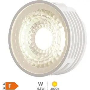 Módulo LED de bajo perfil para aros de empotrar 230VAC 6.5W 60º 4000K (blanco neutro) - Ø50x20mm con Fio