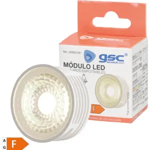 Módulo LED de bajo perfil para aros de empotrar 230VAC 6.5W 60º 4000K (blanco neutro) - Ø50x20mm con Fio