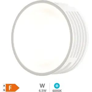 Módulo LED baixo perfil p/ aros de encastrar 230VAC 6.5W 120º 6000K (branco frio) - Ø50x20mm c/ Fio