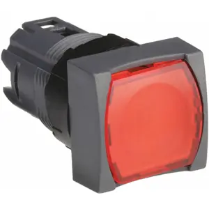 Cabeça de botão de pressão quadrado luminoso da série Harmony XB6 Ø16mm - Vermelho