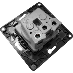 Tomada Schuko 16A 250V - Preto