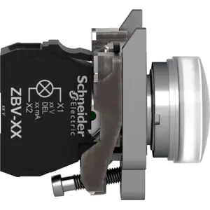 Sinalizador LED da série Harmony XB4 Ø22mm - 24V AC/DC Branco