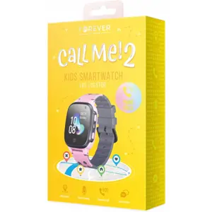 Smartwatch 2G c/ LBS de segurança para crianças + câmara e botão SOS - rosa