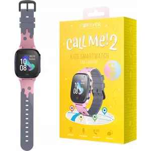 Smartwatch 2G c/ LBS de segurança para crianças + câmara e botão SOS - rosa