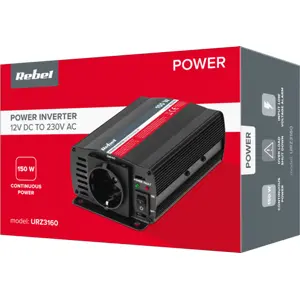 Inversor 12VDC ➝ 230V onda sinusoidal modificada 150W c/ enchufe de mechero