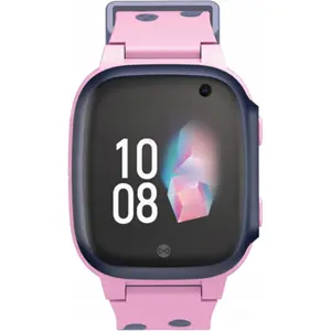 Smartwatch 2G c/ LBS de segurança para crianças + câmara e botão SOS - rosa
