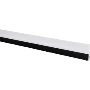 Vedante de porta em PVC adesivo c/ escova- 1M - Branco