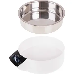 Balança de cozinha digital c/ taça amovível 900ml aço inox - máx 5kg - ADLER AD_3166
