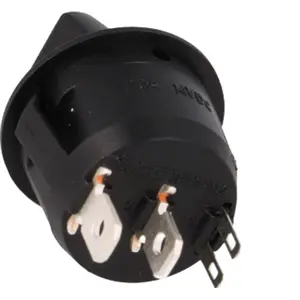 Interruptor basculante 2 posições estáveis - ON-OFF - 12VDC 20A (4 pinos) - LED 12VDC vermelho