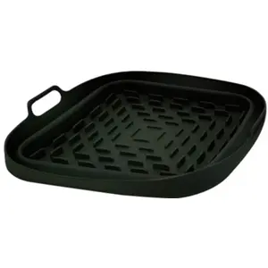 Cesto de silicone para fritadeira de ar quente sem óleo / Air Fryer - 204x204mm