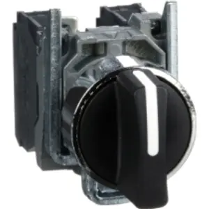Interruptor selector rotativo da série Harmony XB4 Ø22mm - 3 posições (estável ao centro) - 2NO